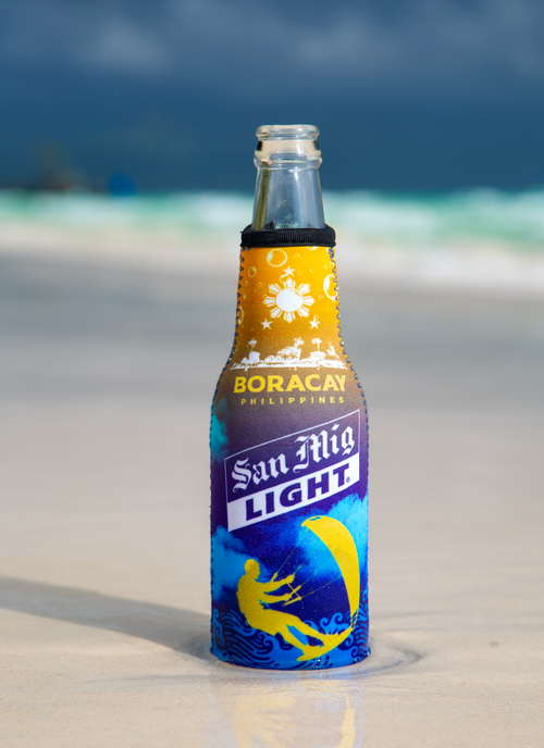 5) Boracay San Miguel Light Signature Beer Koozie 330ml - Without Custom Bottle Opener