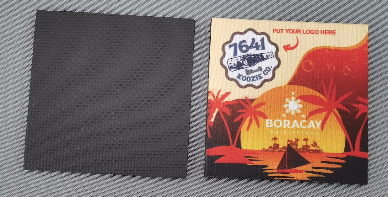 Boracay Sunset Neoprene Drink Coasters - Customizable Bulk Orders